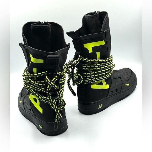 Nike SF Air Force 1 High 'Black Volt' - Picture 12 of 12